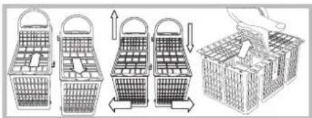 INDESIT DFG 262 S EU - Cutlery basket - 1