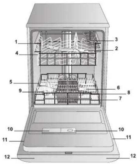 INDESIT DFG 051 S EU - Geschirrspülers - 1
