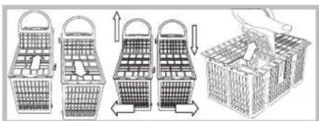 INDESIT DFG 051 S EU - Panier du bas - 2