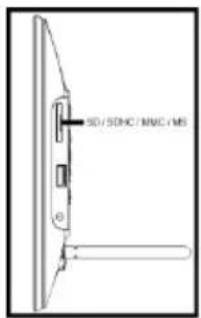 INTENSO Photo Basr - 4) Einlagen von Speicherkarten | Anschlieben von USB Speichermedien - 1