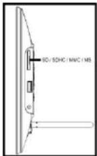INTENSO Photo Basr - 4) Insert memory cards | connect USB data carriers - 1