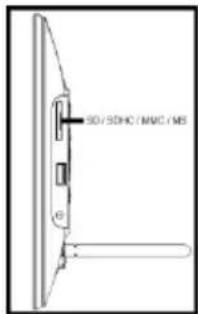 INTENSO Photo Basr - 4) Inserção de cartões de memória | Conexão de migias de armazenamento USB - 1