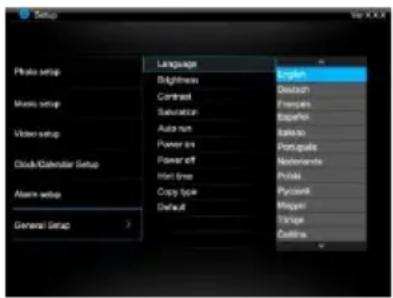 INTENSO MediaDesigner - SETUP MENU - 1