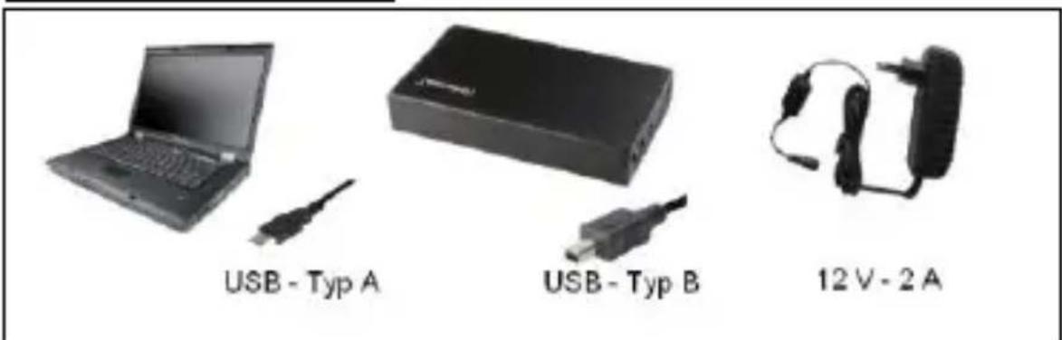 INTENSO Memory Tower - Hard Drive Connection: - 1