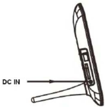 INTENSO PhotoActor - 1) Anschlieben und Einschalten des Intenso Digitalen Fotorahmens - 1