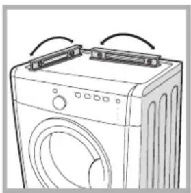 INDESIT IDVA 835 EU - Placement du sèche-linge de niveau - 1