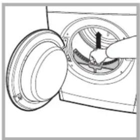INDESIT IDVA 835 EU - Nettoyage du filtre après chaque cycle - 2