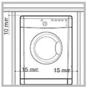 INDESIT IDVA 835 EU - Où installer le sèche-linge - 1