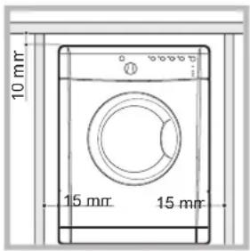 INDESIT IDVA 835 EU - Waar men de wasdroger moet installeren - 1