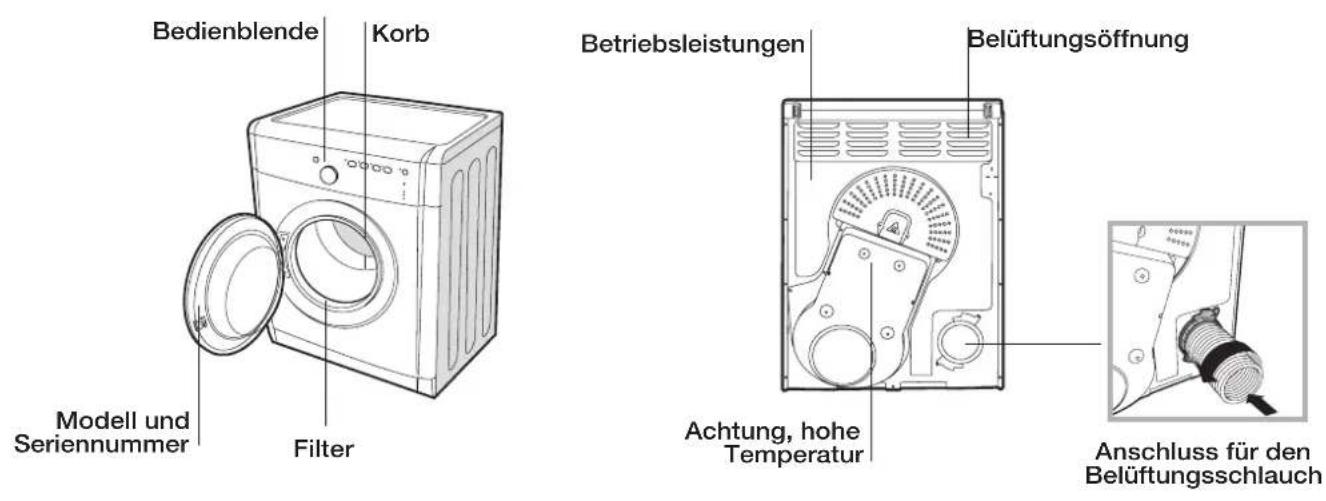INDESIT IDVA 835 EU - Wäschetrockners - 1