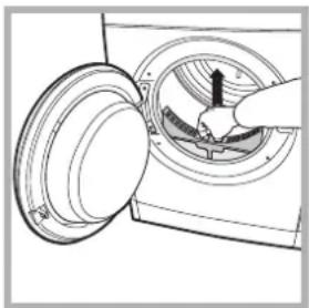 INDESIT IDVA 835 EU - Reiniging van het filter na elke cyclus - 2