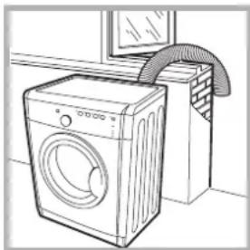 INDESIT IDVA 835 EU - Ventilation through an open window - 1