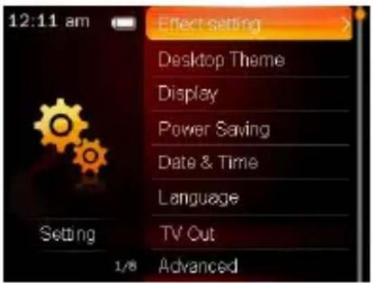 INTENSO Video Shooter - 16.Modificare le impostazioni dellettore - 1