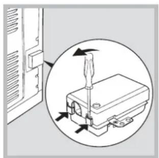INDESIT KN6C61A(X)NL - Elektrische aansluiting Monteren voedingskabel - 1