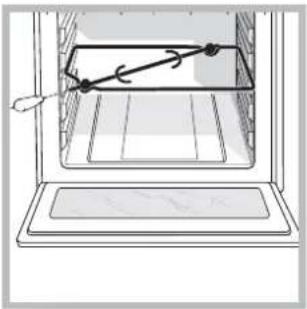 INDESIT KN6C61A(X)NL - Tournebroche (n'existe que sur certains modèles) - 1