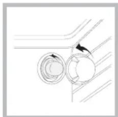 INDESIT KN6C61A(X)NL - Austausch der Backofenlampe - 1