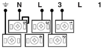 INDESIT KN6C61A(X)NL - Raccordement electrique Montage du cordon d'alimentation - 5