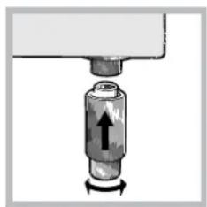 INDESIT KN6C61A(X)NL - Waterpas zetten - 2