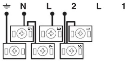 INDESIT KN6C61A(X)NL - Fitting the power supply cable - 4