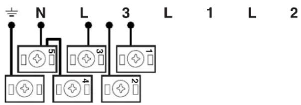 INDESIT KN6C61A(X)NL - Fitting the power supply cable - 5