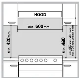 INDESIT KN6C61A(X)NL - Plaatsen en waterpas zetten - 1