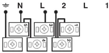 INDESIT KN6C61A(X)NL - Raccordement electrique Montage du cordon d'alimentation - 4