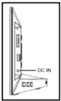 INTENSO WeatherStar - 3) Connect and switch on the digital photo frame - 1