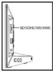INTENSO WeatherStar - 4) Einlagen von Speicherkarten | Anschlieben von USB Speichermedien - 1