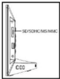 INTENSO WeatherStar - 4) Mettre la carte de mémoire | connecter le module de mémoire USB - 1