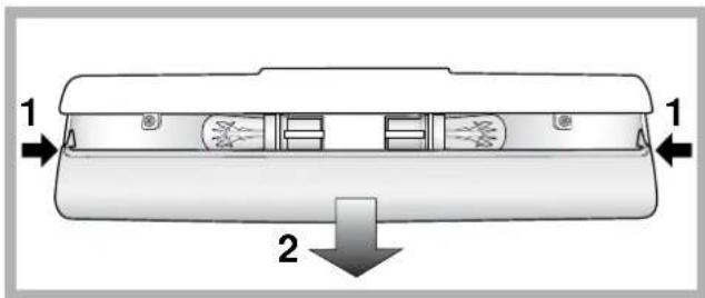 INDESIT BIAA 34 F X H D - Replacing the light bulb - 1