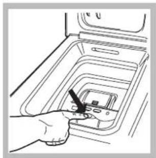 INDESIT IWTE 51251 ECO - Comment ouvrir et fermer le tambour - 2