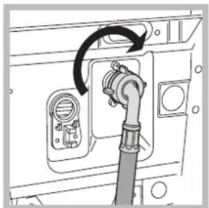 INDESIT IWTE 51251 ECO - Aansluiting van de watertoevoerslang - 2