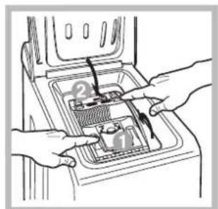 INDESIT IWTE 51251 ECO - CómoAbrirycerrarelcesto - 4