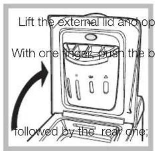 INDESIT IWTE 51251 ECO - How to open and to close the drum - 1