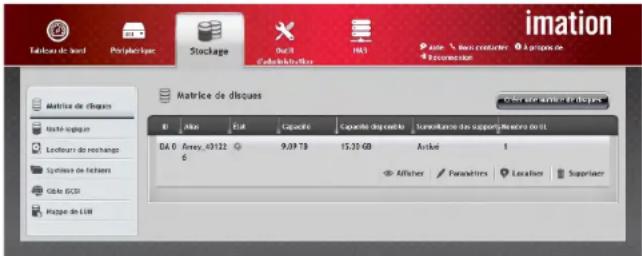 Imation DataGuard R4 - GERER DES MATRICES DE DISQUES - 1