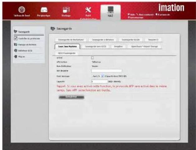 Imation DataGuard R4 - SAUVEGARDE A L'AIDE DE MAC TIME MACHINE - 1
