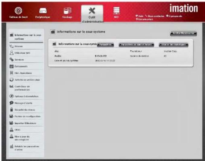 Imation DataGuard R4 - INFORMATIONS SUR LE SOUS-SYSTÉME - 1