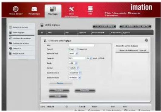 Imation DataGuard R4 - CREER DES UNITES LOGIQUES - 3