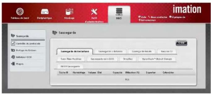 Imation DataGuard R4 - STATUT DE LA SAUVEGARDE - 1