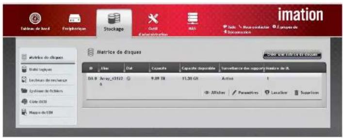 Imation DataGuard T5R - ONGLET STOCKAGE - 1