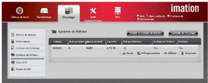Imation DataGuard T5R - CRER UN SYSTÉME DE FICHIERS - 1