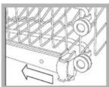 INDESIT DFP 2731 NX EU - Regular la altura del cesto superior - 1