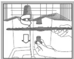 INDESIT DFP 2731 NX EU - Nettoyer les bras de lavage - 1