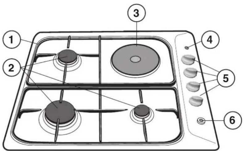 INDESIT PIM 631 AS (IX) - Overall view - 1