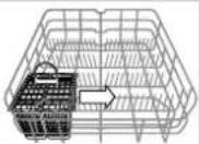 HOTPOINT-ARISTON LFTA+ H2141 HX - Unterer Korb und Besteckkorb - 7