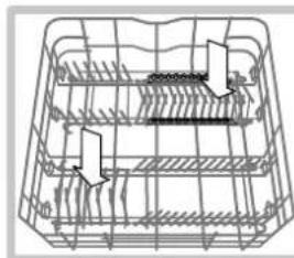 HOTPOINT-ARISTON LFTA+ H2141 HX - Cesto inferior e cesto dos talheres - 3