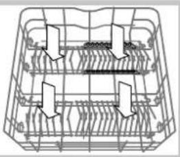 HOTPOINT-ARISTON LFTA+ H2141 HX - Cesto inferior e cesto dos talheres - 4