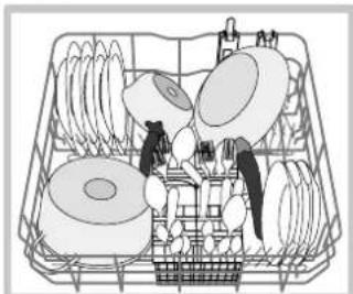 HOTPOINT-ARISTON LFTA+ H2141 HX - Lower rack and cutlery basket - 1