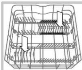 HOTPOINT-ARISTON LFTA+ H2141 HX - Panier inférieur et panier à couverts - 3