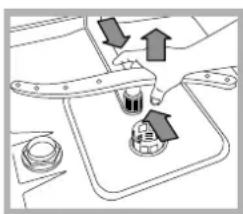 HOTPOINT-ARISTON LFTA+ H2141 HX - Nettoyer les bras de lavage - 2